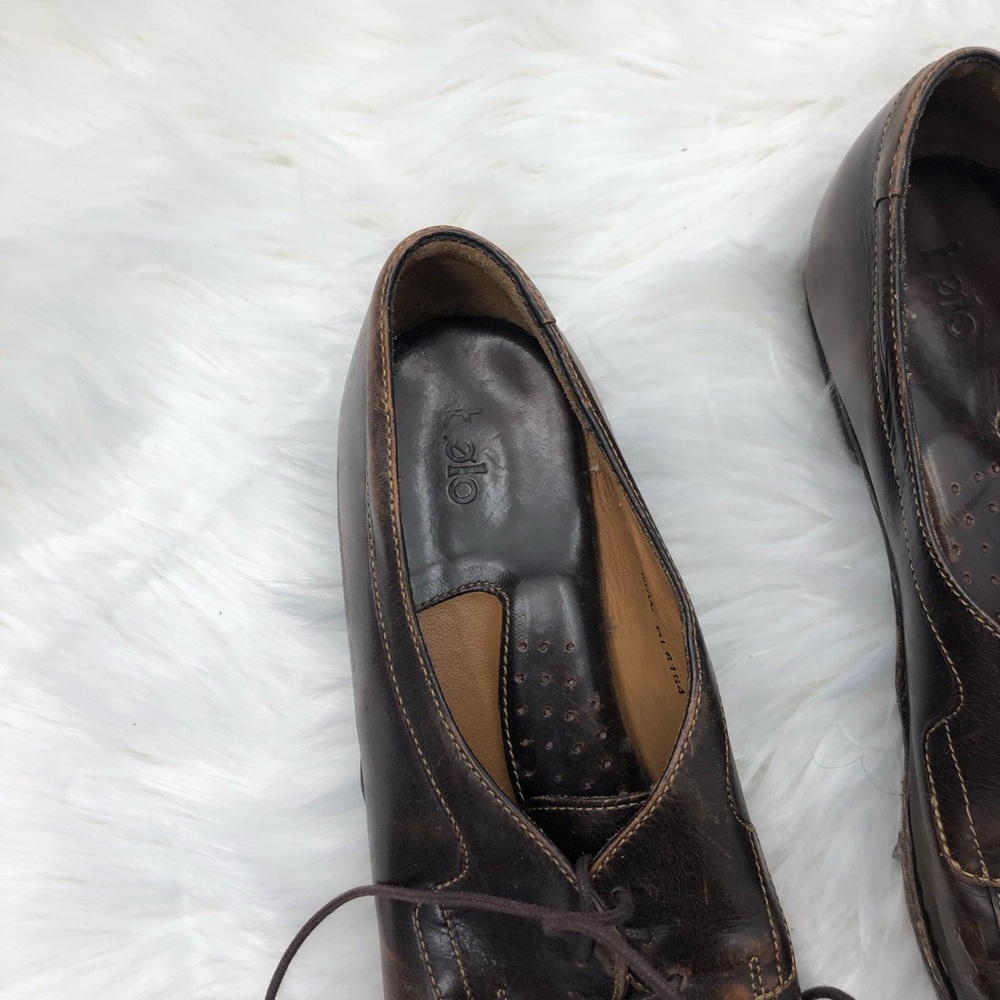 Bølo Brown Leather Lace Up Shoes Size 9 - Picture 4 of 6